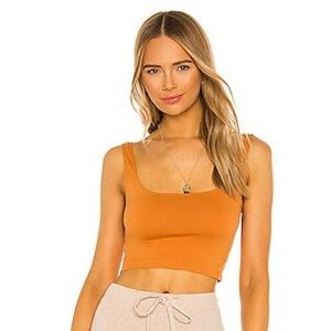 Free People X REVOLVE Scoop Neck Crop Top in Pumpkin Spice